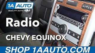 How to Remove Radio 05-09 Chevy Equinox