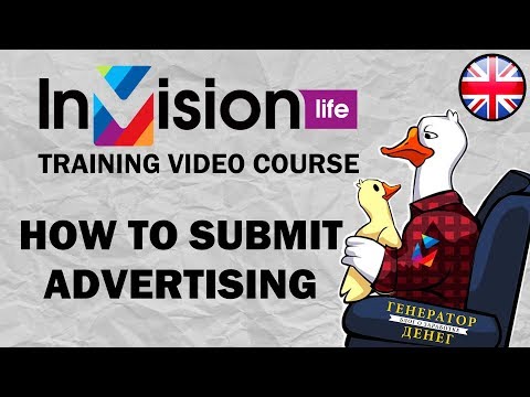 How to submit advertising on the InVision.Life