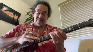 Van Halen song Secrets solo guitar tutorial for Max