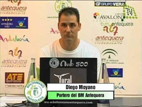 Rueda de prensa de Diego Moyano después de su gran actuación frente al Cuatro Rayas BM. Valladolid