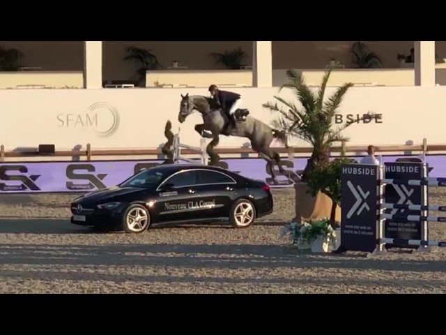 Half-brother is the Grand Prix 1.60m horse Fair Field with rider Michel Hendrix, Katherine Strauss