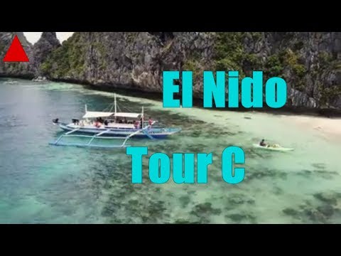 Taking boat on a tour C in El Nido. 🏝