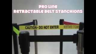 Crowd Control Pro Line Retractable Belt Stanchions