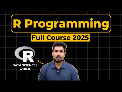 R Programming For Data Science Full Course in 4 Hours | Learn R Programming Tutorial 2025