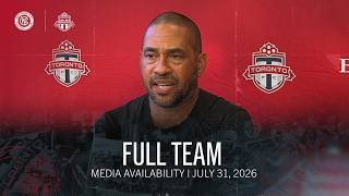 POSTGAME SOUND | Toronto FC Full Media Availabilities - July 31, 2026