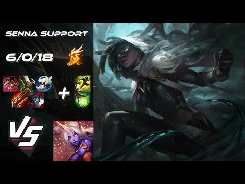 SUPPORT Senna vs Soraka - NA Grandmaster Patch 25.S2.6