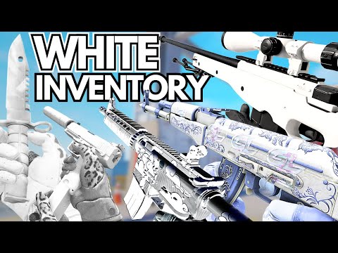 The BEST WHITE Inventory in CS2 (BUDGET White Skins Loadout)