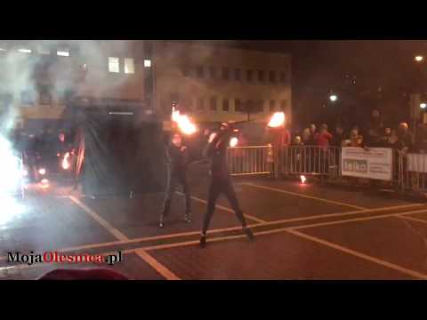 13.01.2019 Oleśnica - fireshow na WOŚP