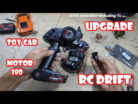 Upgrade the Toy Car into a Drift car from Motor DC 180 | LVT DIY