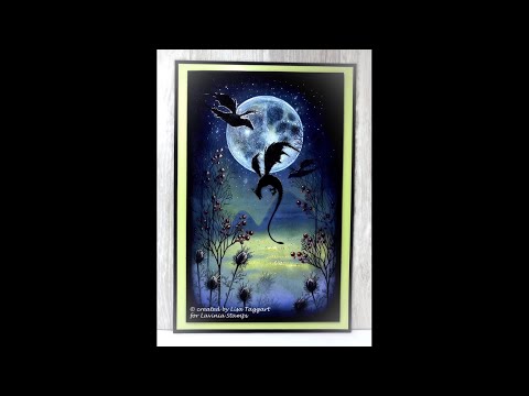 ‘Flight on winter’s night’ #laviniastamps