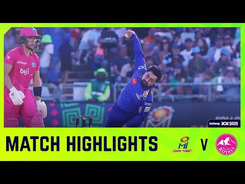 MI Cape Town vs Paarl Royals | Match 13 Highlights | Betway SA20