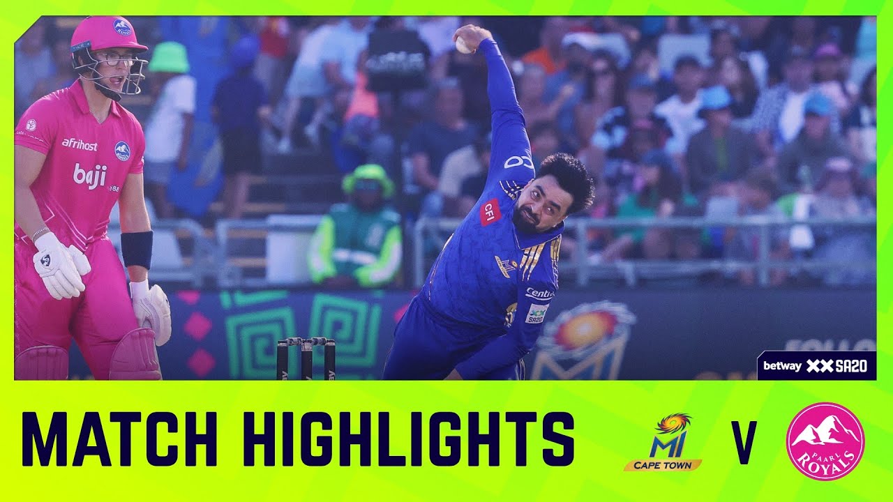 MI Cape Town vs Paarl Royals | Match 13 Highlights