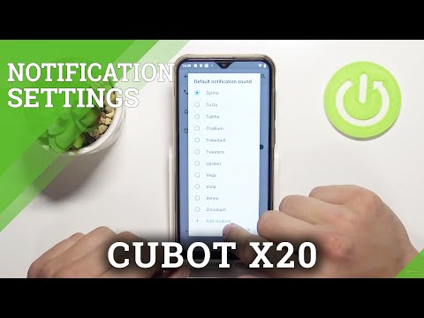 How to Set Up Different Notification Sound in Cubot X20 - Pick Notifications Melody