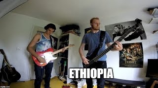 Ethiopia - Red Hot Chili Peppers (Guitar cover &amp; Bass cover)