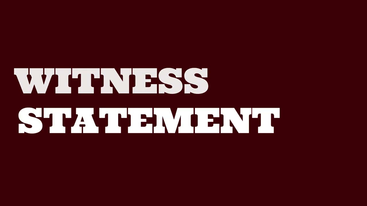 Witness Statement teaser