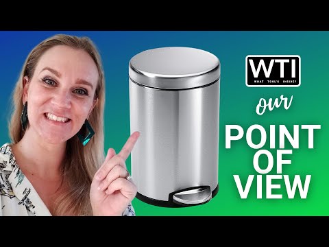 simplehuman Round Bathroom Trash Cans - WTI product video review