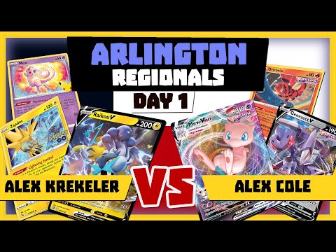 Alex Krekeler (Raikou) vs Alex Cole (Mew) | Pokemon TCG Arlington Regionals Day 1 2022
