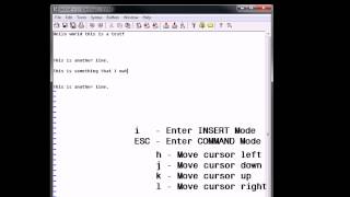 Editing With vim 02 - Navigation, Saving, and Quitting