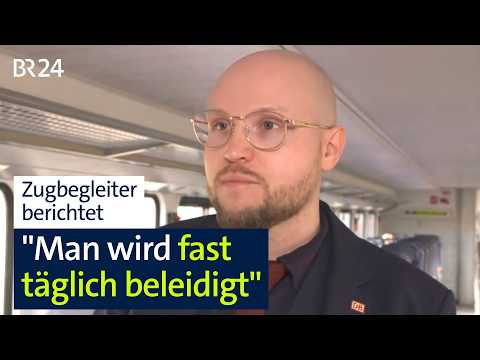 Oft beleidigt, manchmal angegriffen: Ein Zugbegleiter berichtet | Abendschau | BR24