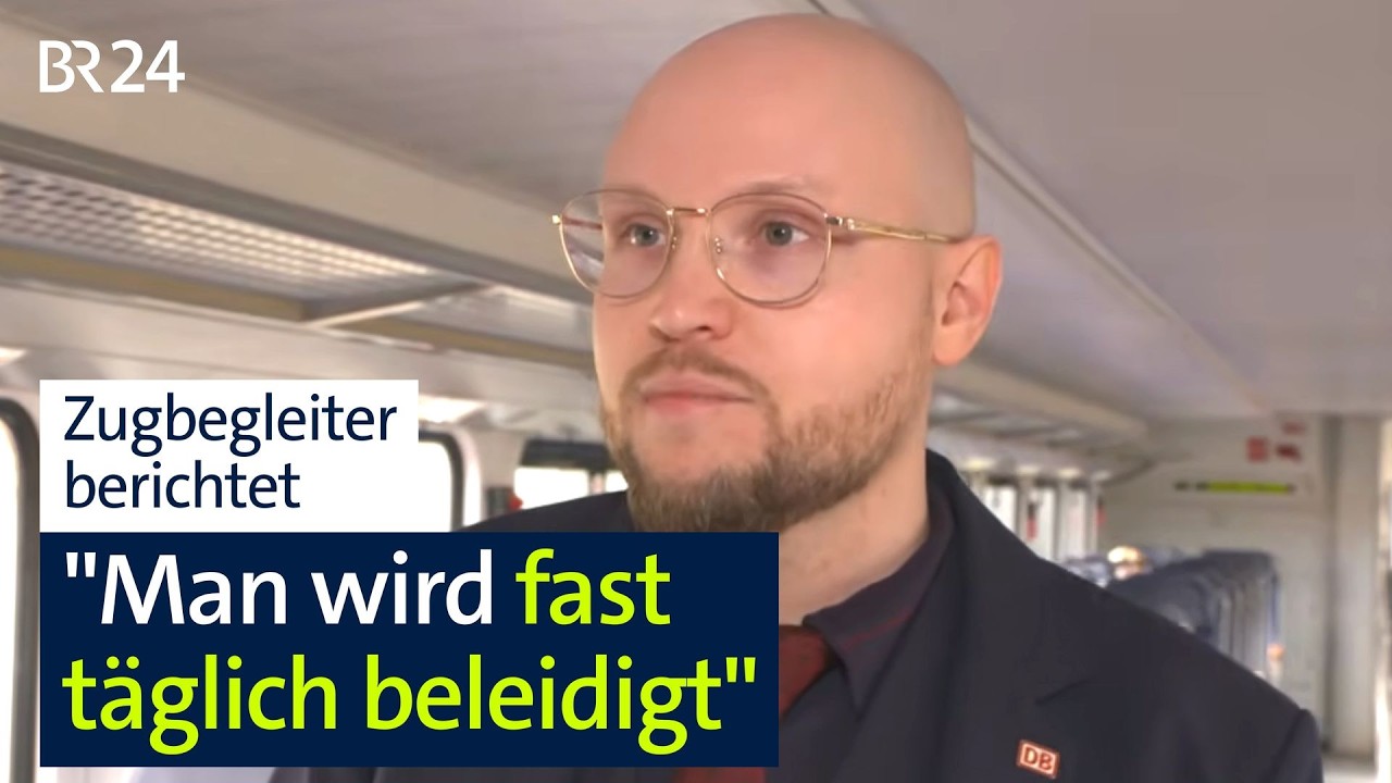 Oft beleidigt, manchmal angegriffen: Ein Zugbegleiter berichtet | Abendschau | BR24