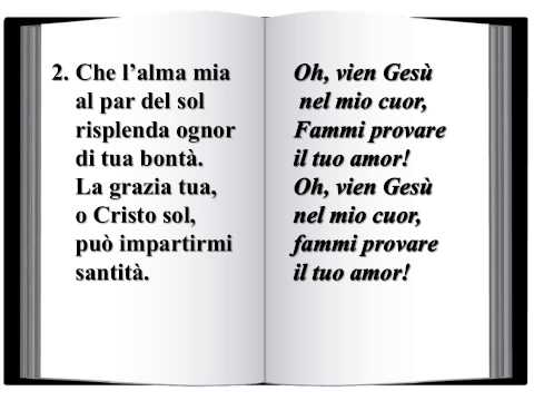 52 Ti voglio amar con tutto il cuor - Innario Chiesa Cristiana Avventista del Settimo Giorno 2014