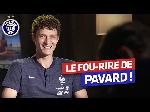 Le fou rire de Benjamin Pavard (Equipe de France)