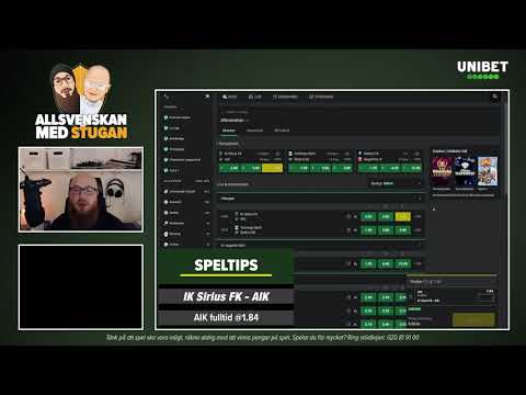 Speltips Sirius - AIK | Måndag 16/8