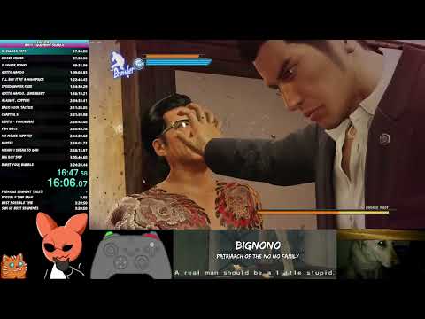 Yakuza 0 Any% Speedrun in 3:23:25 [Ex-WR]