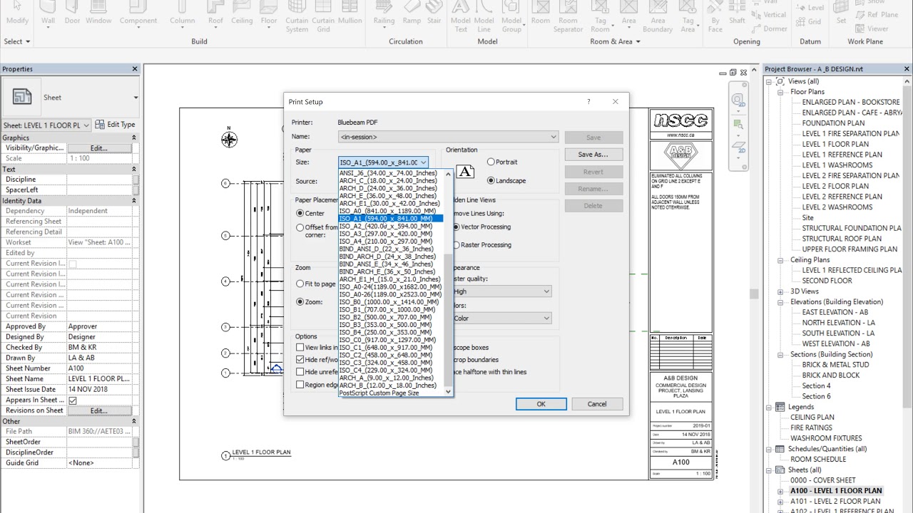 Saving Revit Sheets as a PDF File