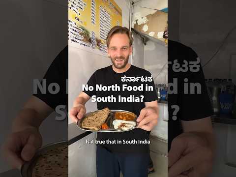 Não há comida do norte da Índia no SUL da ÍNDIA?