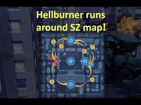 AMAZING: Hellburner circles 1.5x Shenzen capturing beacons - War Robots WR