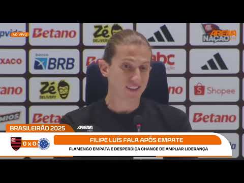 Entrevista com o técnico do Flamengo Felipe Luis.
