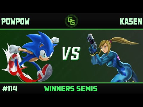 PowPow (Sonic) vs Kasen (Zero Suit Samus) - FreeFall 114 Winners Semis