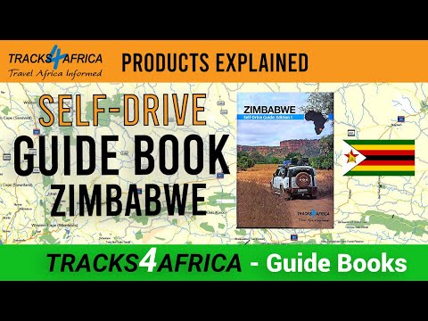 Tracks4Africa Self Drive Guide Book  - Zimbabwe