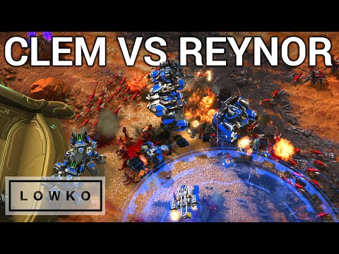 StarCraft 2: TERRAN VS ZERG INSANITY! (Clem vs Reynor)
