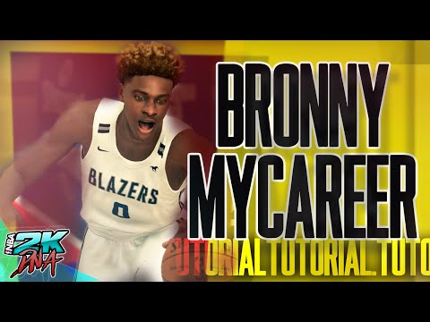 Bronny James Mycareer tutorial inside of MyLeague - NBA 2K20 PC