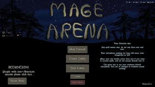 Mage Arena     プレイ　友達と遊びます