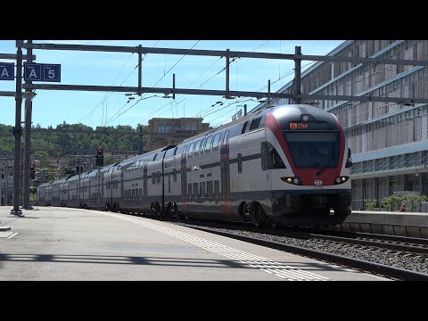 Züge in Oerlikon - S9 Schaffhausen und IR13 Chur