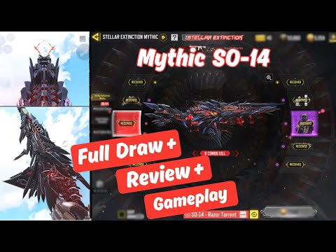 Mythic SO-14 - Razor Torrent FULL DRAW + REVIEW + GAMEPLAY | STELLAR EXTINCTION MYTHIC Drop | CODM