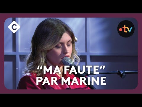 Marine (Star Academy) interprète "Ma faute" en live sur C à Vous