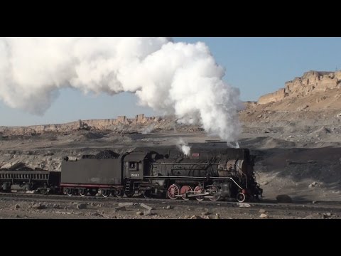 China - Hauling coal out of the Mine, Sandaoling December 2016