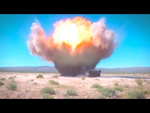US Air Force - F-16 Fighter Launched GBU-39 Small Diameter Bombs [1080p]