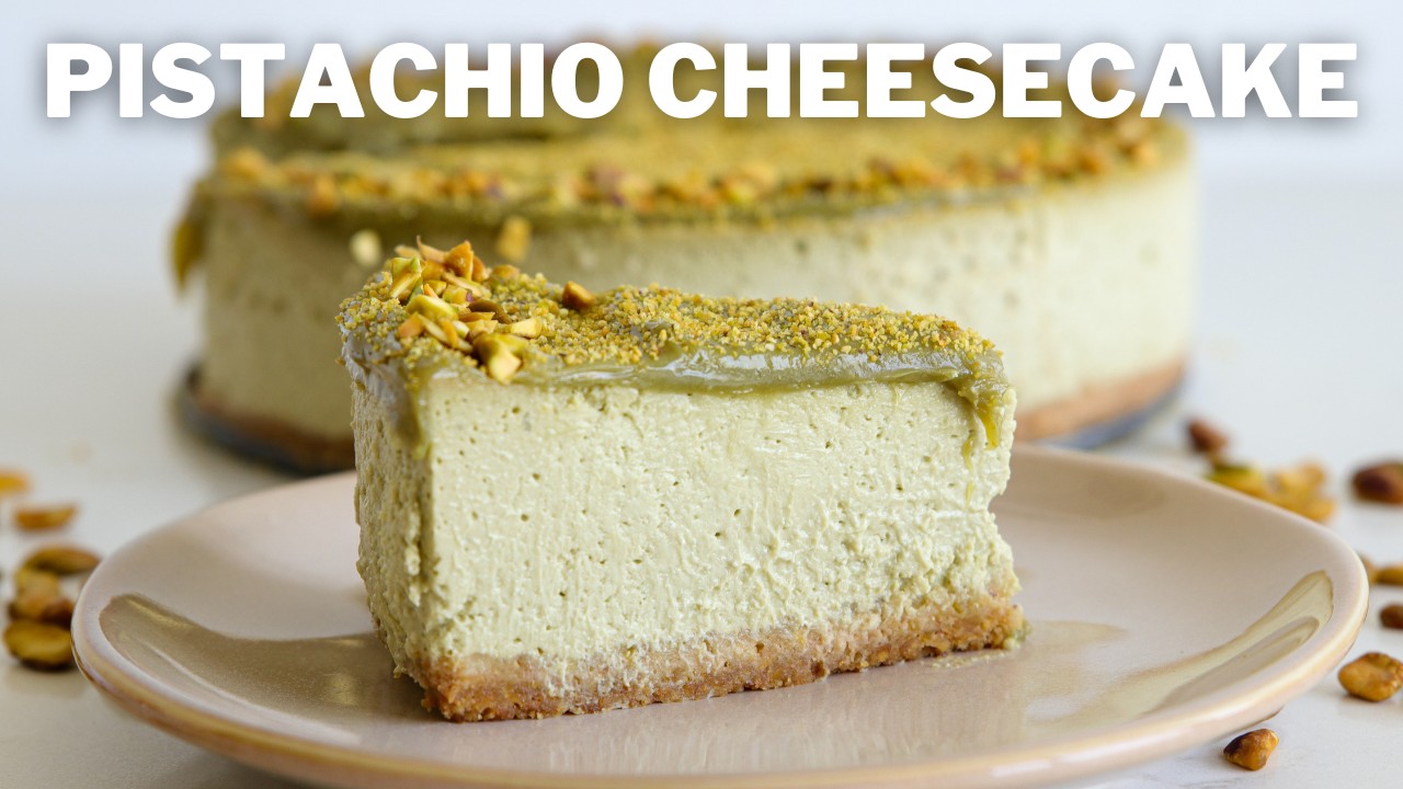 Pistachio Cheesecake by The Cooking Foodie — recipe photo