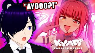 Let me stay your IDOL! | My First Time REACTION to Houshou Marine - Kyapi