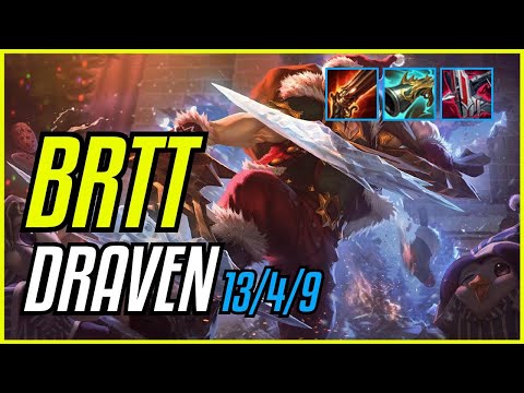 BRTT - DRAVEN vs TRISTANA ADC - EUW PLATINUM - PATCH 11.9