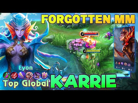 Forgotten Karrie MVP Gameplay! Top Global Karrie by Noir Still Learning ~ MLBB