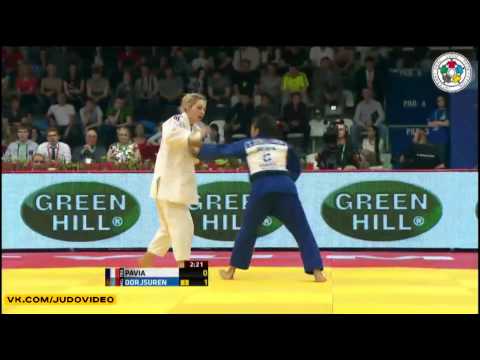 2013 IJF World Masters Tyumen  57kg Final] PAVIA Automne (FRA)   DORJSUREN Sumiya (MGL)