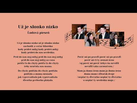 ROYAL, Už je slonko nizko, Ľudová pieseň, Videorohaľ