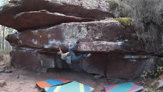 Video thumbnail de La banda del cojo, 7a+. Albarracín