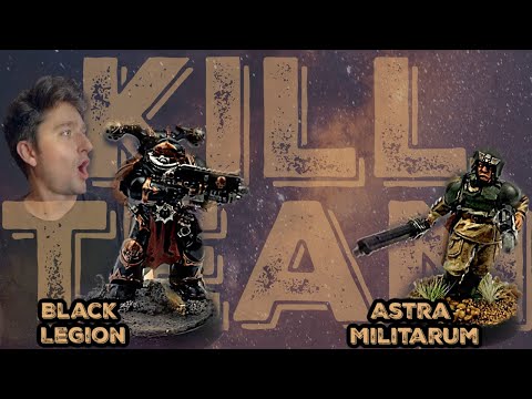 Black Legion vs Astra Militarum Warhammer 40k Kill Team Battle Report